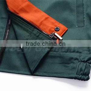 High Quality Green Long Sleeve Durable Working Uniforms thumbnail-5