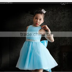 2016 New Girl Wedding Dress Formal Dress For Flower Girl Top Grade Kids Clothes GD90427-3 thumbnail-5