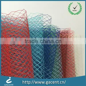 High Quality Colorful Charming Knitted Veil Fabric Mesh in Roll thumbnail-1