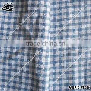 New Fabric Scottish Check Pattern Fabric 4x4mm Light Blue Color Pure Cotton Fabric thumbnail-2