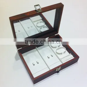 Classic Wooden Jewelry Box Set Collection Middle thumbnail-1