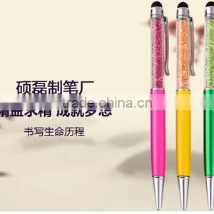Crystal Metal Ball Point Pen Touch Screen Pen for Promotional Gift thumbnail-3