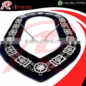 Masonic Regalia Shrine Chain Collar Two Symbols thumbnail-3