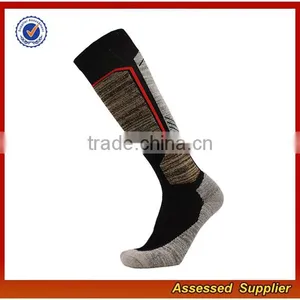 Wholesale Custom Best Quality Colorful Compression Running Thick Ski Knee High Cotton Socks JH68 thumbnail-4