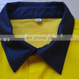 Navy 100% Cotton Drill Ladies Outdoor Workwear Women Flame Retardant Working Shirt for Industrial Safety Shirt thumbnail-4