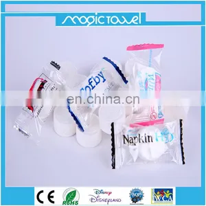 New Product Cheap Compressed Napkins Facial Wet Coin Towel Magic Towel Tablet thumbnail-1