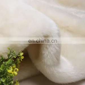 Wholesale 100% Polyester Made Faux Rabbit Fur Fabric thumbnail-1