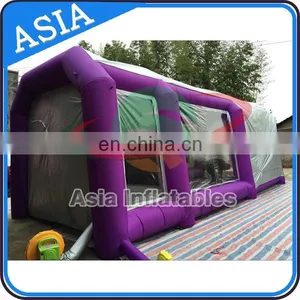 China Wholesale Portable Water Curtain Spray Booth / Inflatable Garage Paintbooth Workshop thumbnail-2