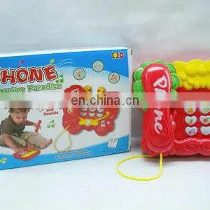 Lovely Red Plastic Telephone Toy YX0189111 thumbnail-1
