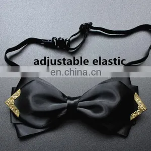 Aidocrystal Nice Men Eelgant Party Decoration Self Tie Bow Tie For Tuxedo thumbnail-2