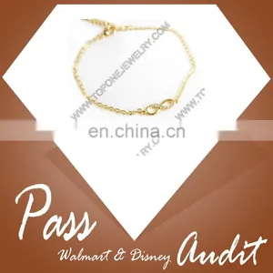 Cheap Wholesale Stainless Steel Infinity Women's Wedding Bracelets With CZ Jewelry Gifts thumbnail-1