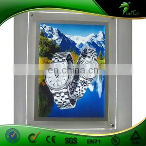 Advertising LED Acrylic Light Picture Board/Crystal Light Picture Board for Watch Advertising thumbnail-1