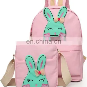 Hot Sale Canvas Backpack With Tote Bag in Stock thumbnail-1