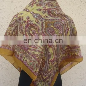 100% Silk Printed Shawls thumbnail-1