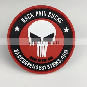 Custom Soft Pvc Rubber Jeans Patch for Clothing thumbnail-1