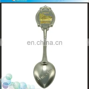 Embossed Logo Custom Metal Souvenir Spoon thumbnail-1