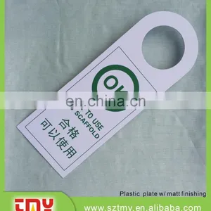 Soft PVC Door Hanger, Door Warning Signs thumbnail-5