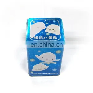 3D Emboss Lid Square Tin Box thumbnail-1