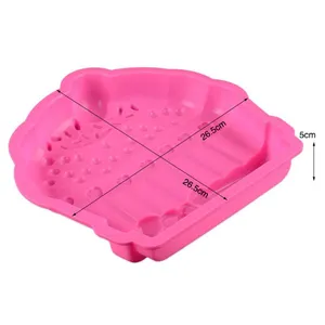 Free Sample Food Grade Heat Resistant Nontoxic Silicone Cake Mold Baking Mousse Friandises Pudding Mold Tool Baby Hat thumbnail-5