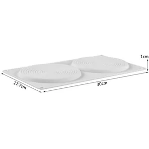 Free Sample Food Grade Heat Resistant Nontoxic Silicone Cake Mould Baking Mousse Pudding Mould Tool thumbnail-5