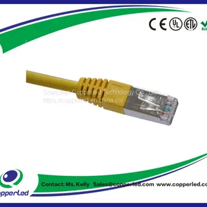 FTP Cat.6 Patch Cord Plain Molded Yellow Color thumbnail-1