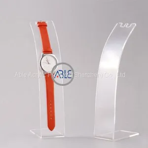 Crystal Clear Custom Acrylic Watch Display Stand thumbnail-1