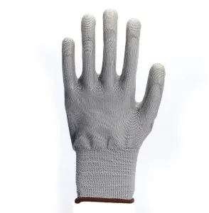 Gray Shell Gray PU Coated Gloves thumbnail-1