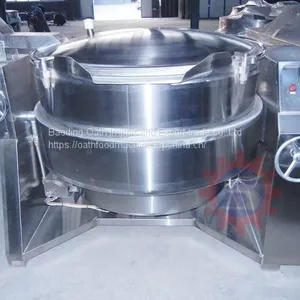 Gas Jacketed Boiling Pot Industrial Steam Kettle Jacketed Kettle Price Gas Vacuum Jacketed Kettle China thumbnail-2