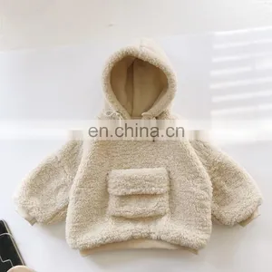 6138/Newest Fashion Plush Infant Girl Warm Winter Sweater Hooded Thicken Toddler Girls Pullover Top thumbnail-3