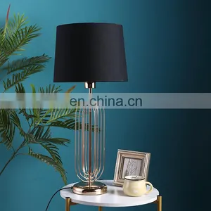 Nordic New Design Cheap Custom Luxury Gold Home Hotel Table Lamp for Bedside thumbnail-1