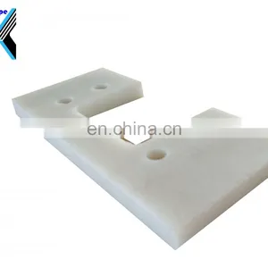 UHMWPE Drag Conveyor Paddles UHMWPE Beveled Edge Flights Virgin UHMW Ultra High Molecular Weight UHMWPE Flight Chain Spacers thumbnail-5
