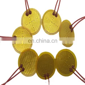 Round Customized Electric Heating Element Thick Film Heater in Polyamide thumbnail-1