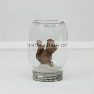 Squirrel Ceramic Decoration,Animal Glass Decoration,Handstand Glass Decoration thumbnail-1