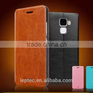 MOFi Case Celular PU Leather Flip Coque for Huawei Honor 7, Mobile Phone Set Back Cover Housing for Honor7 thumbnail-1
