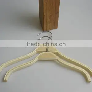 Wooden Hanger Factory Fashion Women Clothing Hanger for Dress Used Clothing Racks for Sale thumbnail-3
