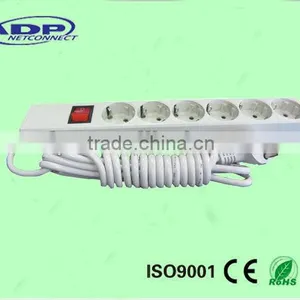 6 Way European Extension Socket European Power Socket thumbnail-1