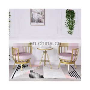 European Styled Waiting Chair Hair Salon Waiting Chair Beauty Chair thumbnail-1