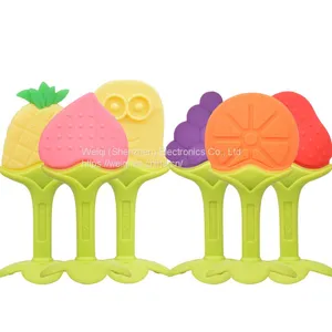Silicone Baby Teether Wholesale Toddlers Chewable Fruit Teethers Toy thumbnail-3