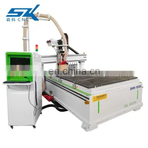 Senke CNC Router MDF Wood Cutting Engraving Machine With ATC in Liner thumbnail-5