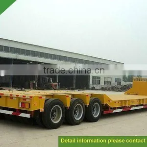 50T Low Bed Semi Trailer Low Bed Semi Trailer Dimensions 0086-13635733504 thumbnail-1