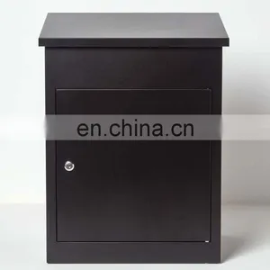 Outdoor Garden Apartment Building Steel Vintage Parcel Paper Post Box Mailbox Mailing Box thumbnail-1