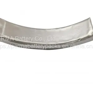 Irregular Crescent-shaped Curved Rechargeable Lithium Polymer Battery Customized for Smart Wireless Technology thumbnail-2