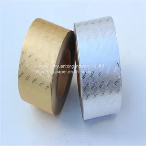 Factory Cigarette Inner Liner Gold Silver Aluminum Foil Paper for Cigarette Packing thumbnail-1