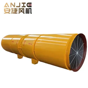 ANJIE FAN Tunnel Fans SDF(B)-4-№14-2x185kw Highway Construction Tunnel Explosion-proof High Pressure Tunnel Local Ventilators thumbnail-3