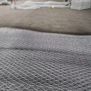 Gabion Wire Mesh for Ecological River Management, Slope Protection, Flood Control, Woven Wire Mesh Gabions, Stone Galvanized Mesh thumbnail-1