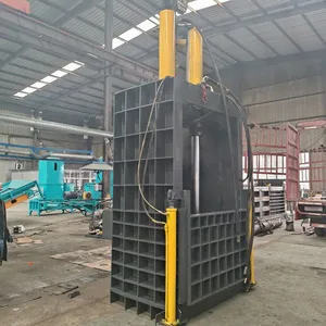 Hydraulic Small Sawdust Plastic Cardboard Baler Compactor Prices Pet Bottle Press Baler Machine thumbnail-4