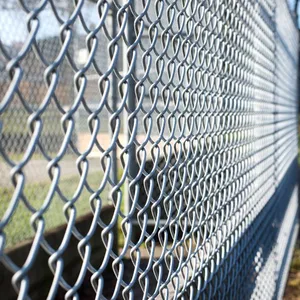 50x50 60x60 3ft 4ft 5ft 6ft 8ft Tall 8 Gauge Security Mesh Fence Fabric Roll Galvanized Chain Link Fencing in Kenya thumbnail-2
