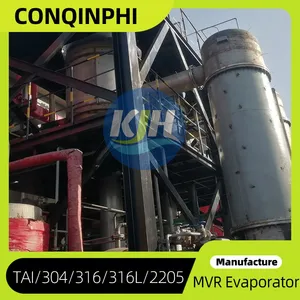 Oil-Free Compressor Driven Forced Evaporation Crystallizer 1500L Batch Volume IP65 thumbnail-1