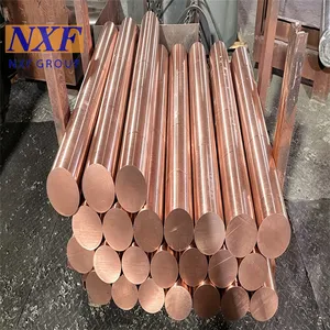 NXF C1100/GB T2/ASTM C11000/ISO Cu-ERHC/DIM OF-Cu58/BS C101/C102 Diameter 1-200mm Length 1-12m Copper Round Bar thumbnail-3
