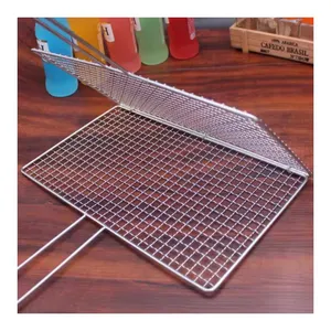 Non Stick Baking Mat Stainless 304 Barbecue Wire Mesh Netting Bbq Grill Net Stainless Steel Bbq Grill Mesh thumbnail-3